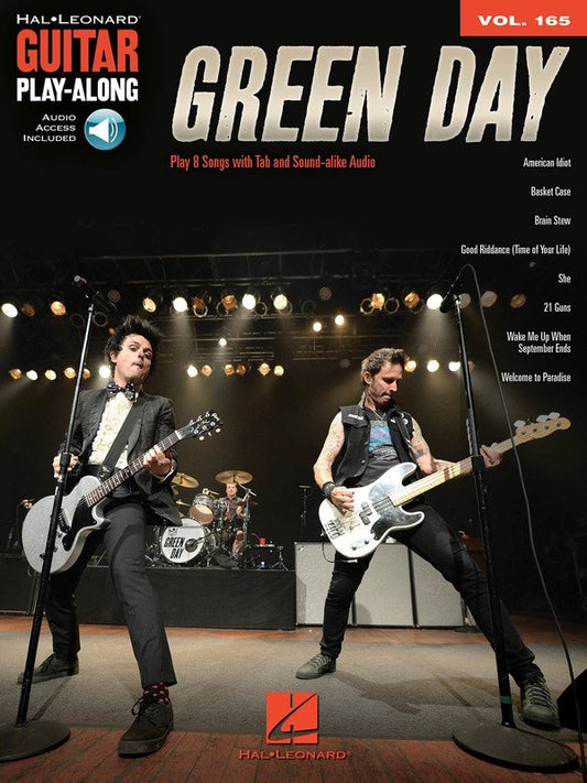 Green Day — Guitar Play-Along Vol. 165, Book/Online Audio, Guitar TAB (Hal Leonard)