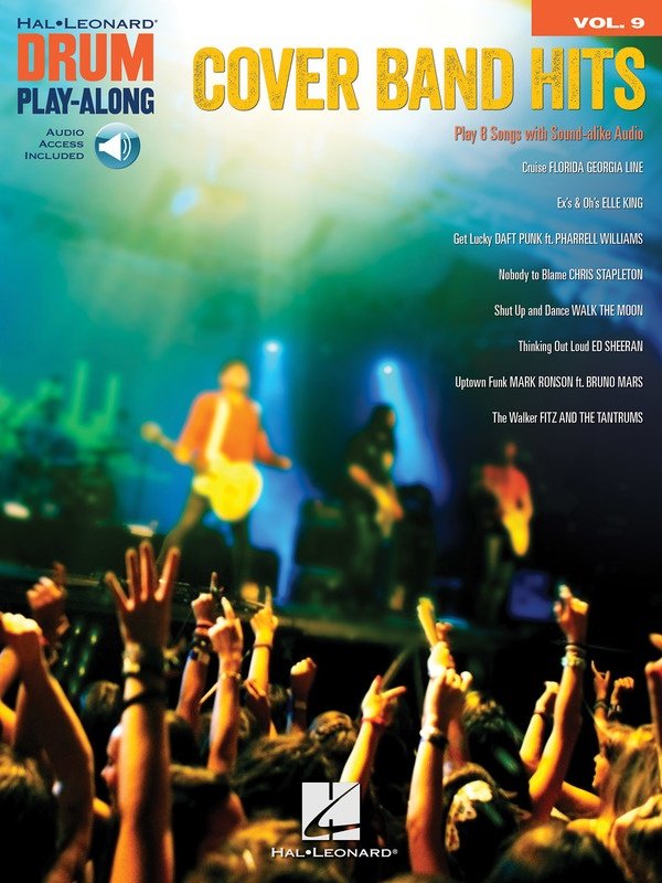 Cover Band Hits — Drum Play-Along Vol. 9, Book/Online Audio (Hal Leonard)
