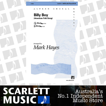 Billy Boy SATB Accompaniment Level 5 Arranged by Hayes — view 2