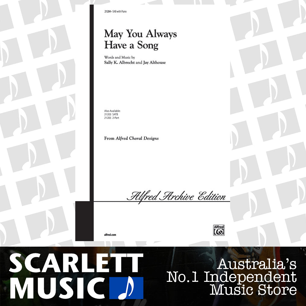 May You Always Have A Song SAB Acc Level 3 — view 2