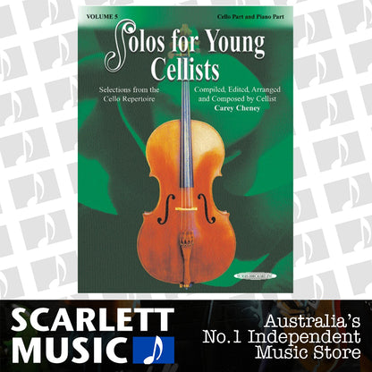 Solos for Young Cellists Volume 5 Cello and Piano Sheet Music — view 2