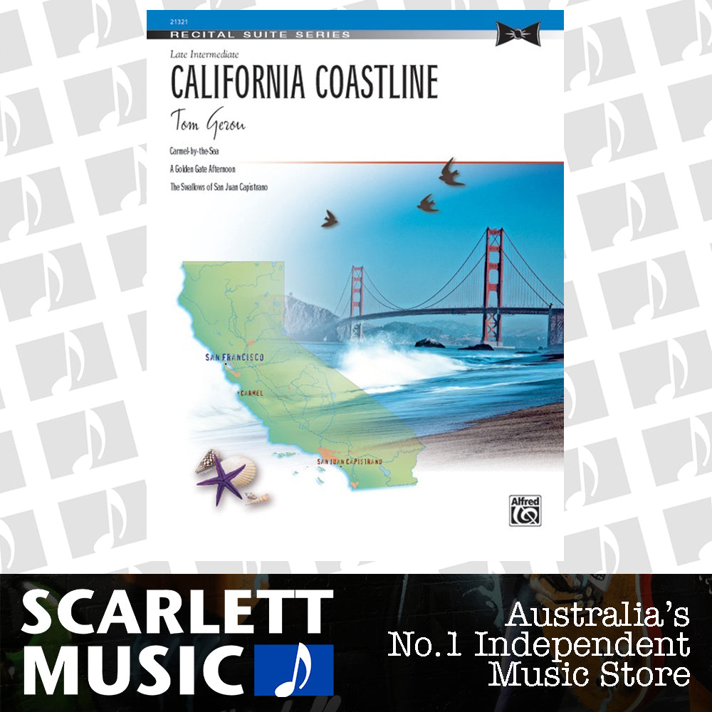California Coastline Piano Sheet Music — view 2
