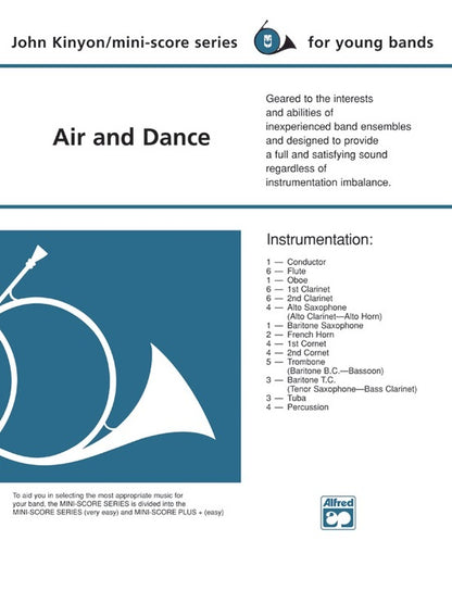 Air and Dance Concert Band Sheet Music Grade 1