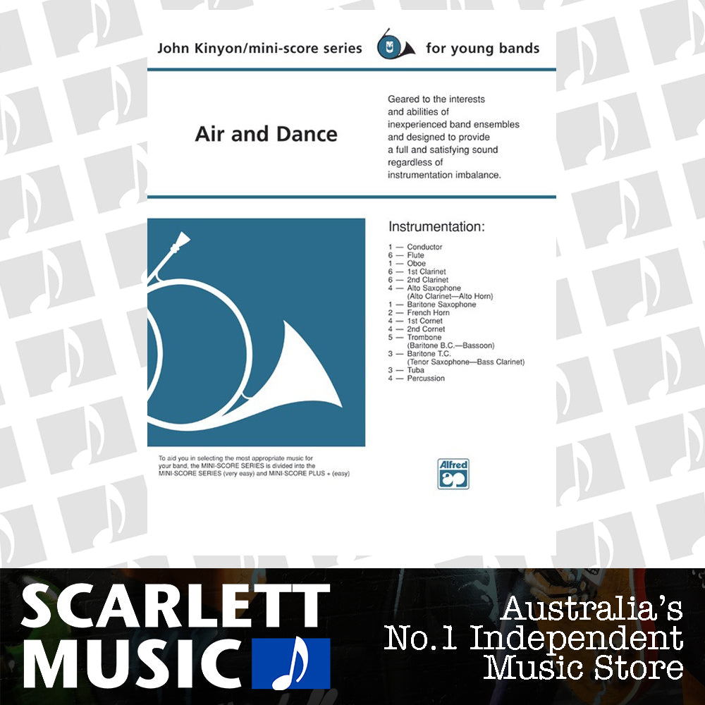 Air and Dance Concert Band Sheet Music Grade 1 — view 2