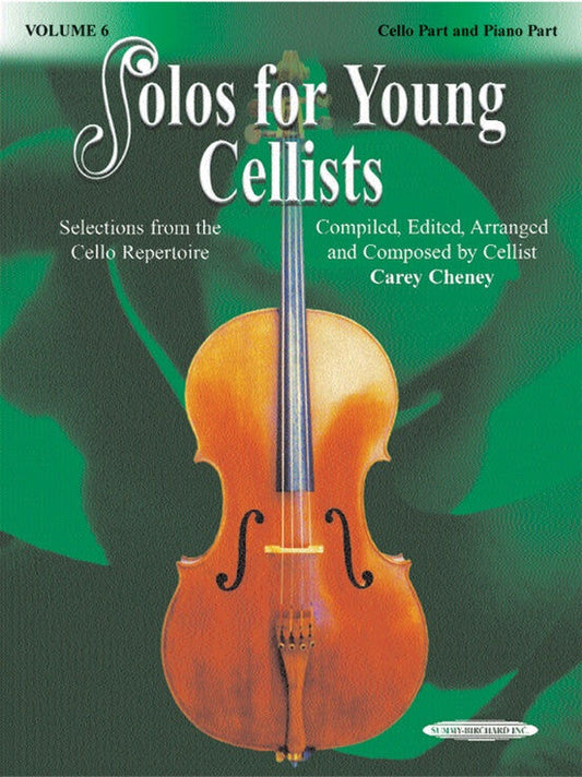 Solos for Young Cellists Volume 6 Cello with Piano Accompaniment