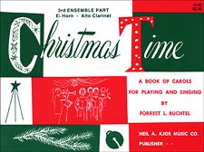 Christmas Time - 3rd Ensemble Tenor Horn Book by Forrest L. Buchtel