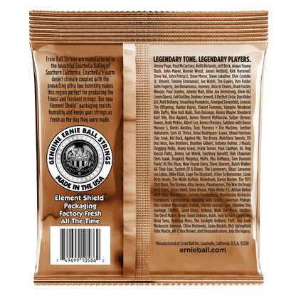 Ernie Ball Earthwood Phosphor Bronze Custom Light Acoustic Guitar String, 11.5 - 54 Gauge — view 2