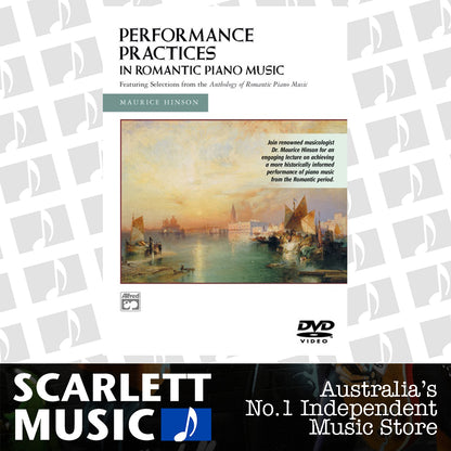 Performance Practices Romantic Piano Music DVD — view 2
