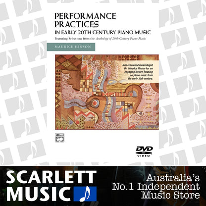 Performance Practices Early 20th Century DVD — view 2