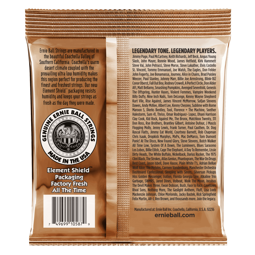 Ernie Ball Earthwood Phosphor Bronze Custom Medium Acoustic Guitar String, 11.5 - 54 Gauge — view 2
