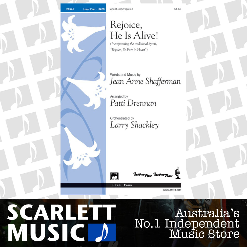 Rejoice He Is Alive SATB — view 2