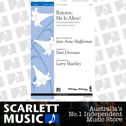 Rejoice He Is Alive SATB — view 2