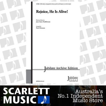 Rejoice He Is Alive SAB — view 2
