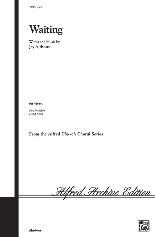 Waiting SAB Level 2 Choral Sheet Music