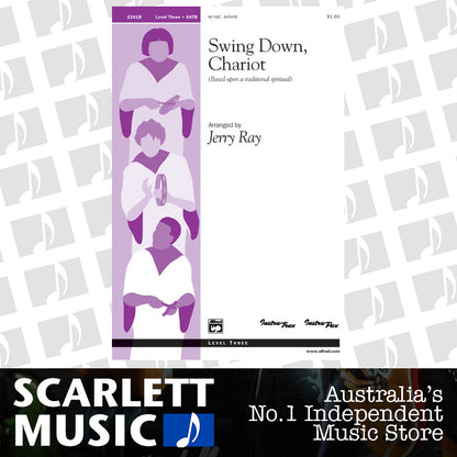 Swing Down Chariot SATB Choral Sheet Music — view 2