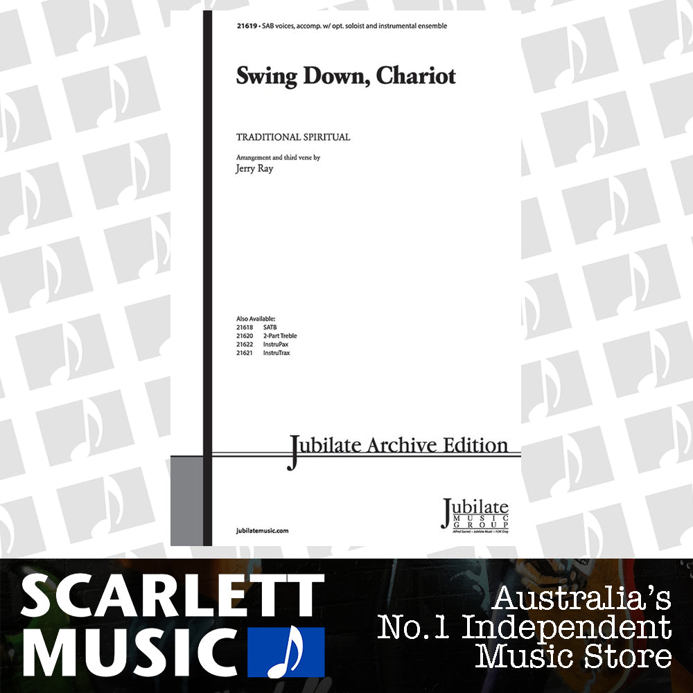 Swing Down Chariot SAB Choral Sheet Music — view 2
