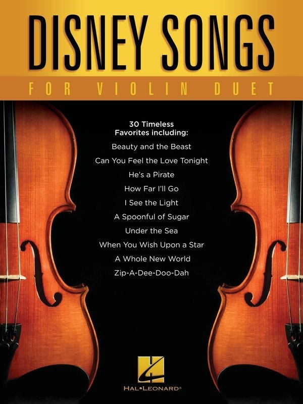 Disney Songs for Violin Duet (Hal Leonard)