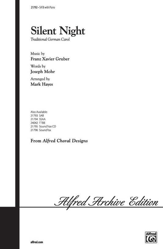 Silent Night SATB Choral Sheet Music