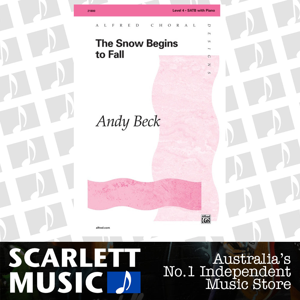 Snow Begins to Fall SATB Choral Sheet Music — view 2