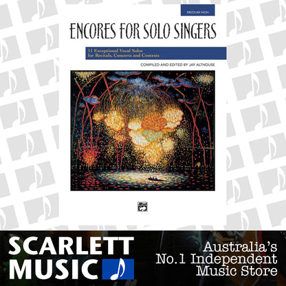 Encores For Solo Singers Medium High Voice CD Only — view 2