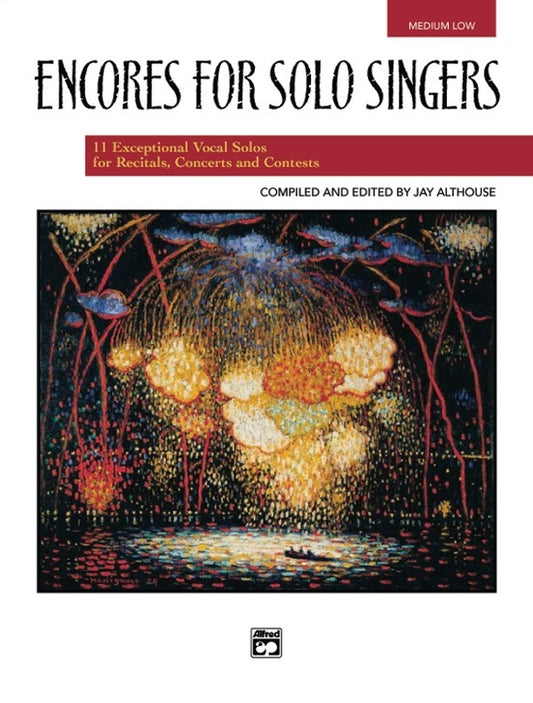 Encores For Solo Singers Medium Low Voice CD Only