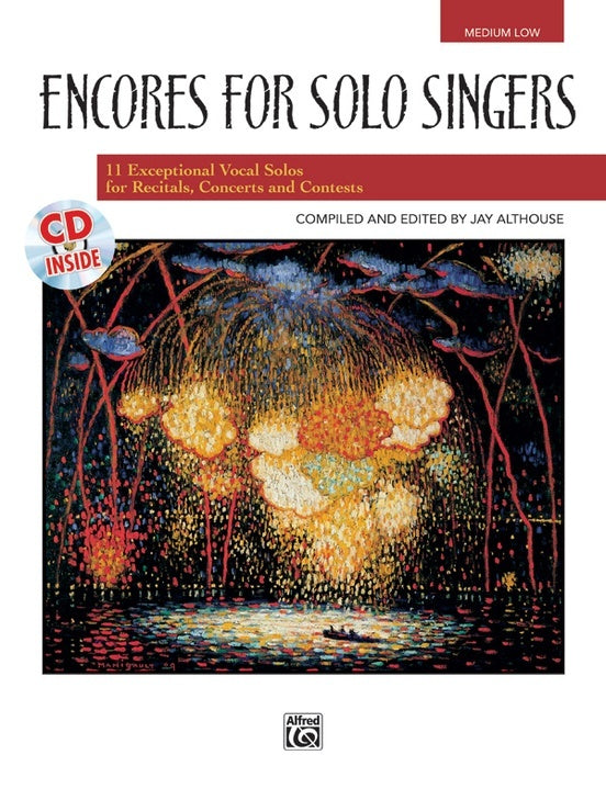 Encores For Solo Singers Medium Low Voice Book/CD