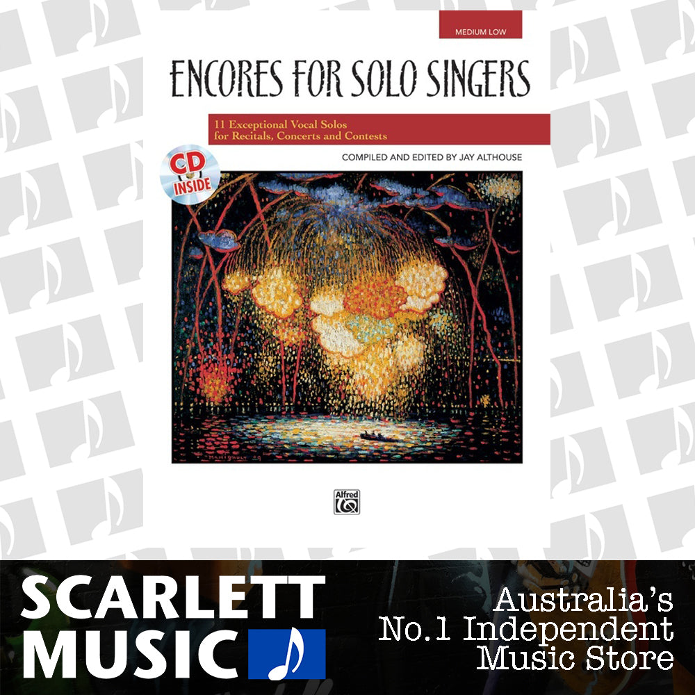 Encores For Solo Singers Medium Low Voice Book/CD — view 2