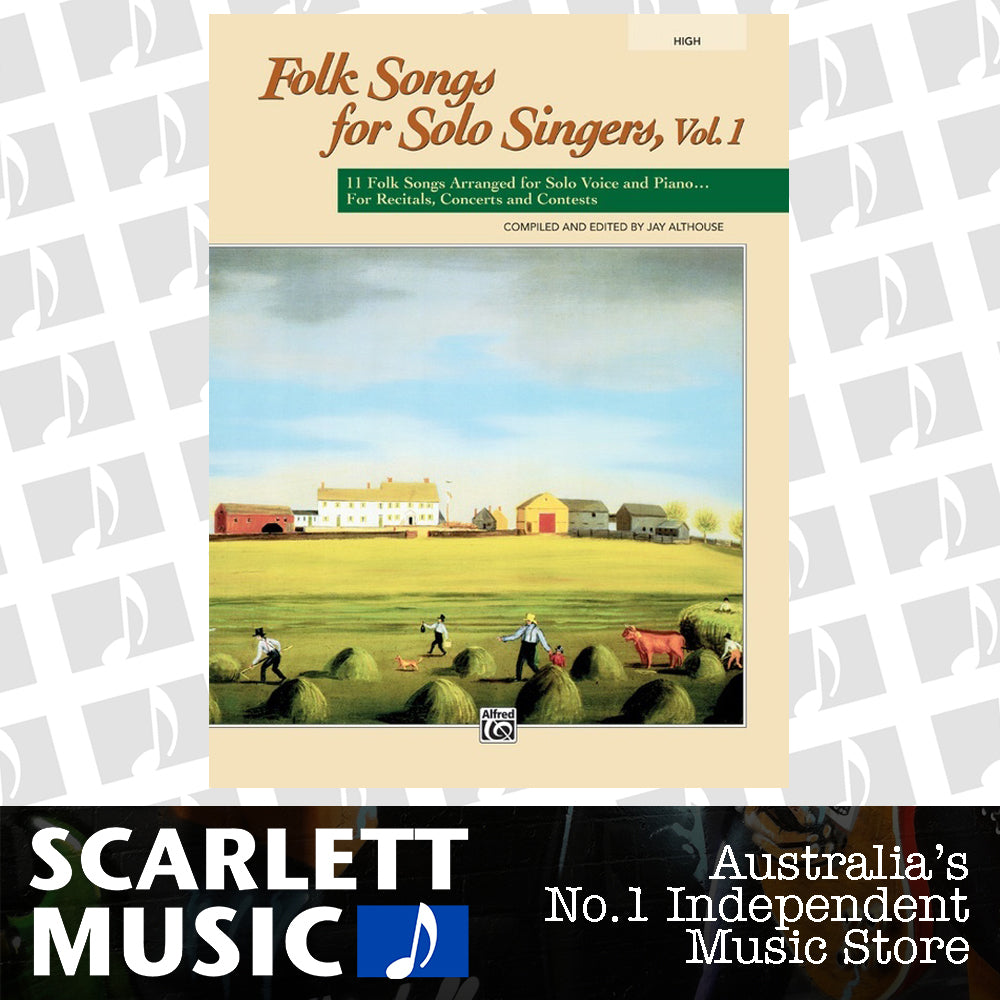 Folk Songs For Solo Singers Vol 1 Book High Voice — view 2
