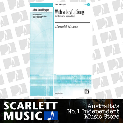 With a Joyful Song SSA Unaccompanied Level 3 Choral Sheet Music — view 2