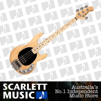 Ernie Ball Music Man Tim Commerford Signature Short Scale Electric Bass Natural Gloss — view 2