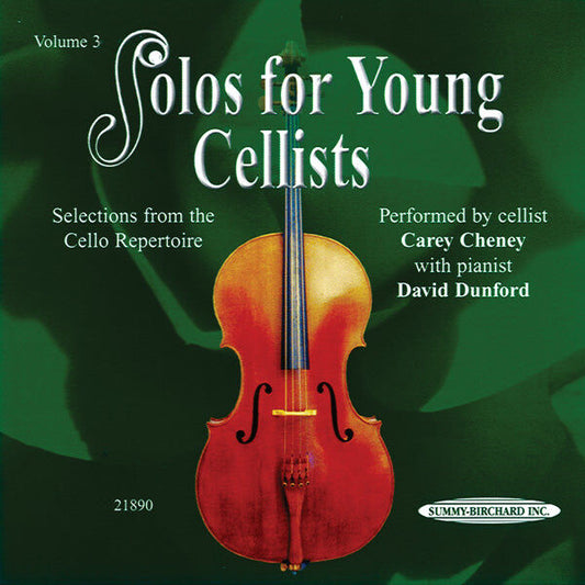Solos for Young Cellists Volume 3 CD