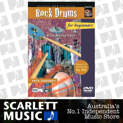 Rock Drums For Beginners Book 1/2 DVD — view 2