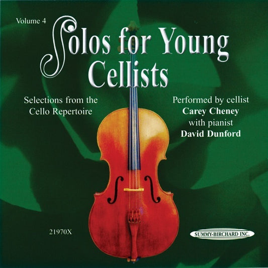 Solos for Young Cellists Volume 4 CD