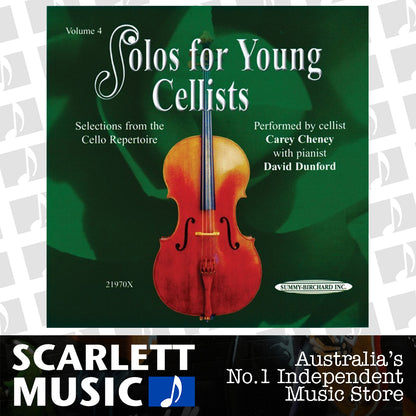 Solos for Young Cellists Volume 4 CD — view 2
