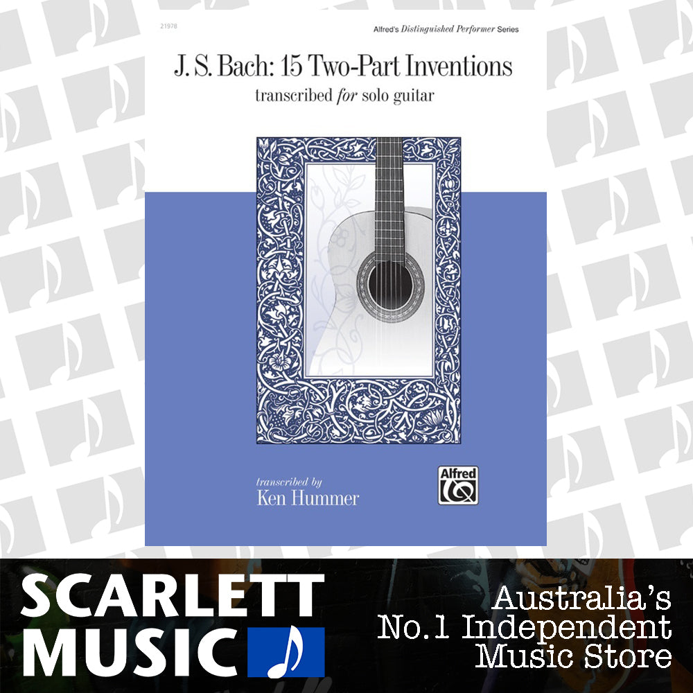 2 Part Inventions for Guitar Sheet Music — view 2