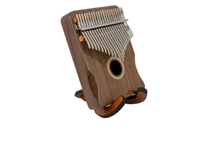 CEGA 21-Key Box Kalimba 21CKW00-XC with Stand and Case - Natural Rosewood Finish