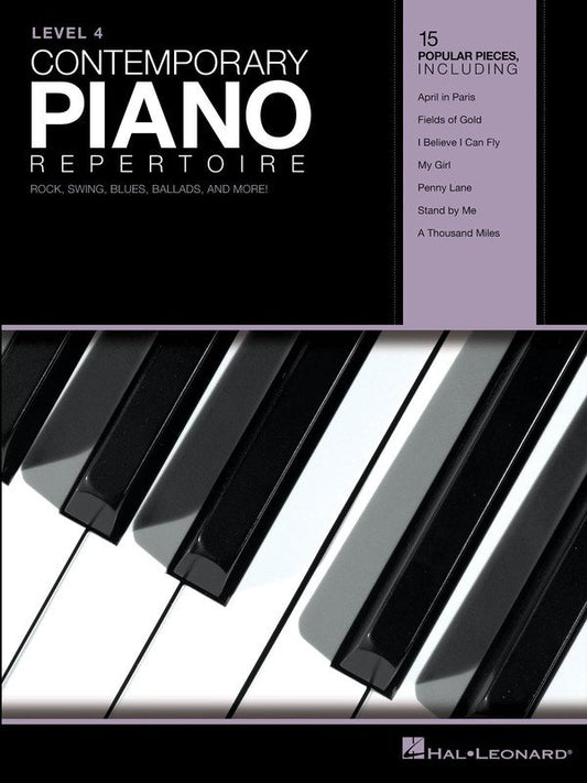Contemporary Piano Repertoire — Level 4 Intermediate Piano Solo (Hal Leonard)