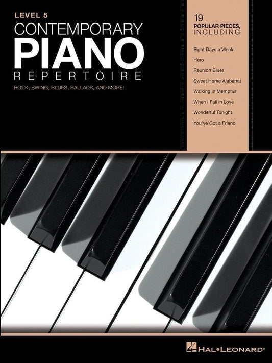 Contemporary Piano Repertoire — Level 5 Intermediate Piano Solo (Hal Leonard)