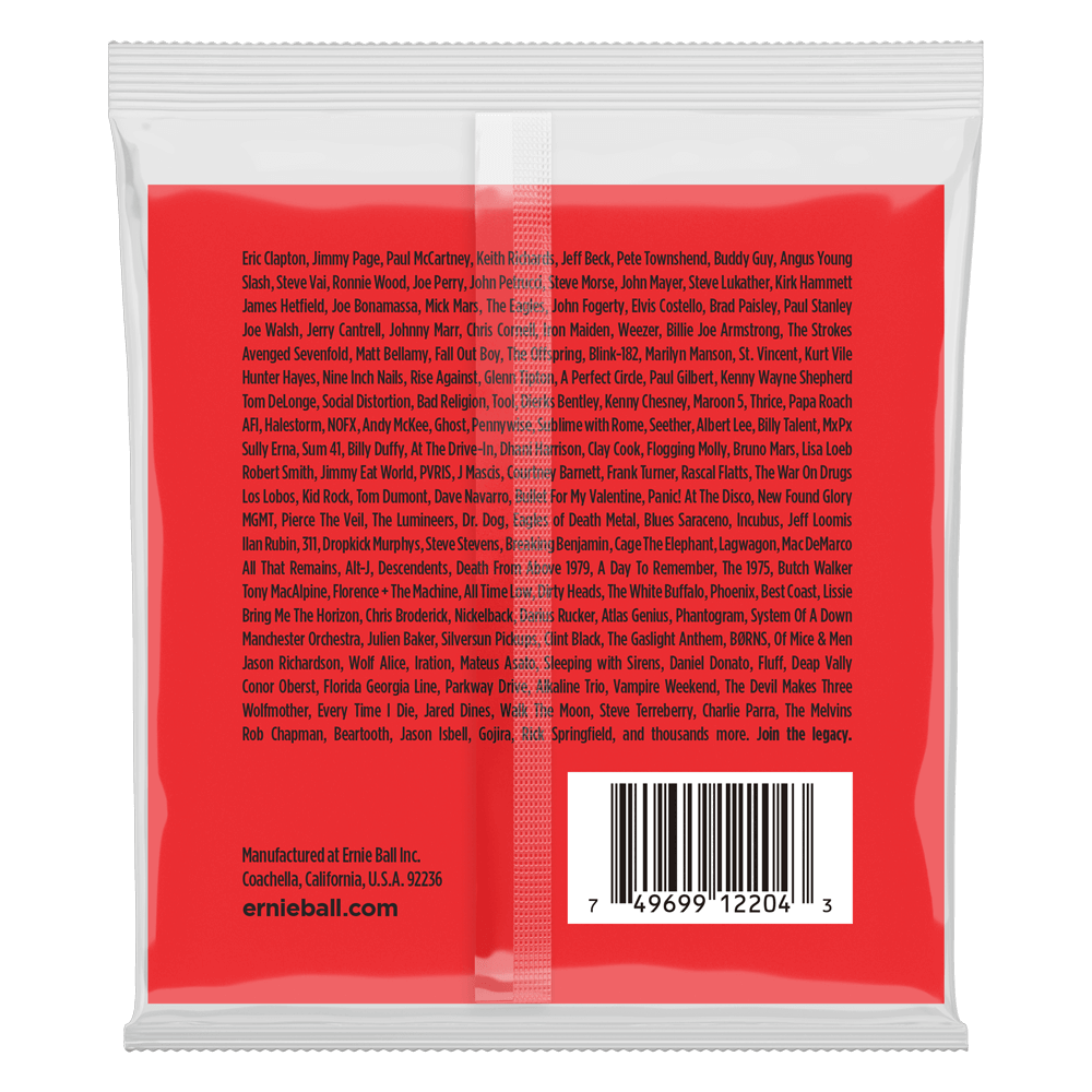 Ernie Ball Medium Nickel Wound Set with Wound G Electric Guitar Strings 13-56 Gauge — view 2