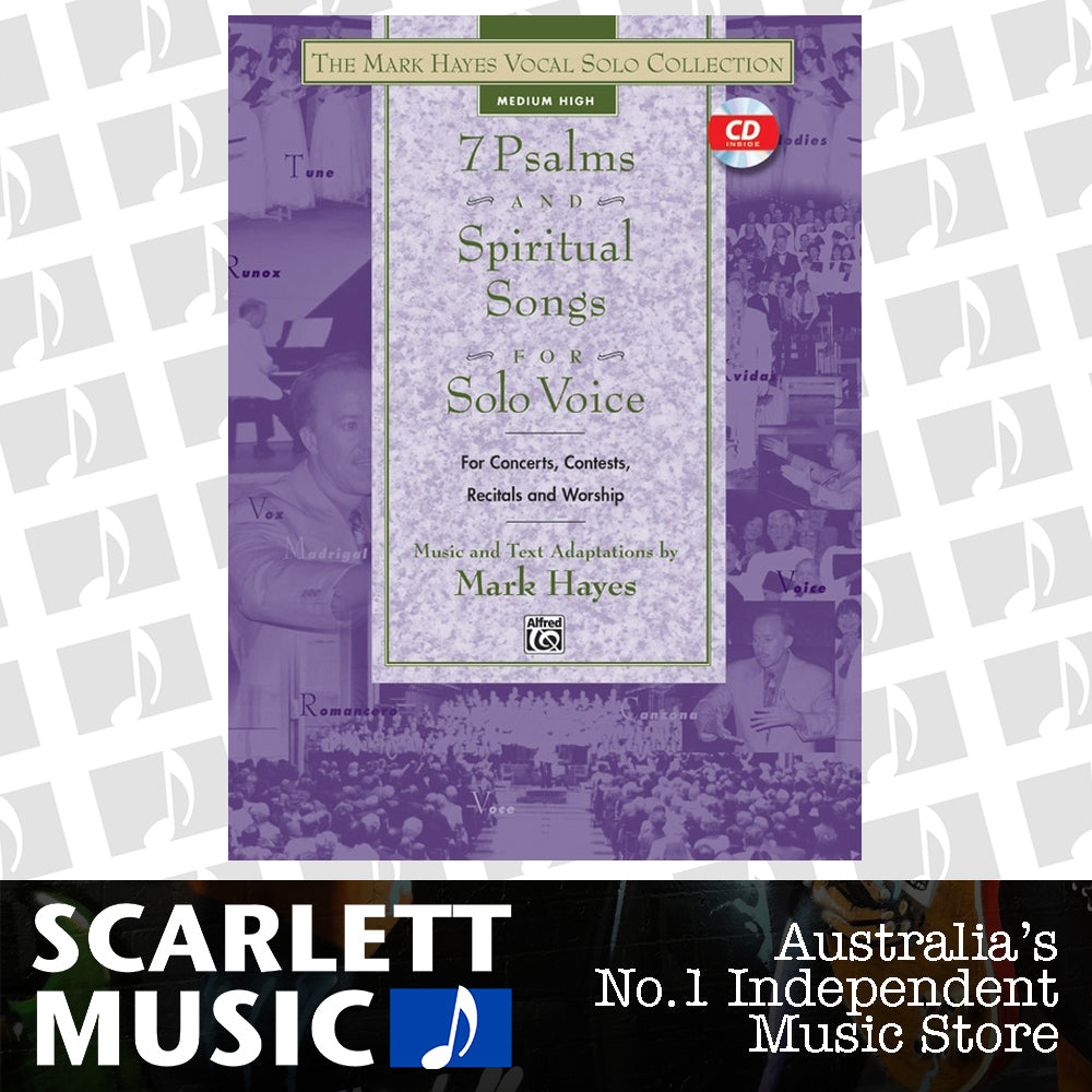 7 Psalms and Spiritual Songs Vocal Sheet Music Med/High Book/CD — view 2