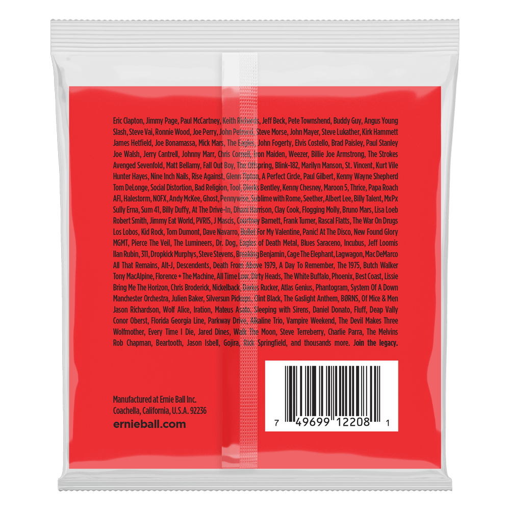 Ernie Ball Light Nickel Wound with Wound G Electric Guitar Strings, 11-52 Gauge — view 2