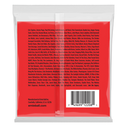 Ernie Ball Light Nickel Wound with Wound G Electric Guitar Strings, 11-52 Gauge — view 2
