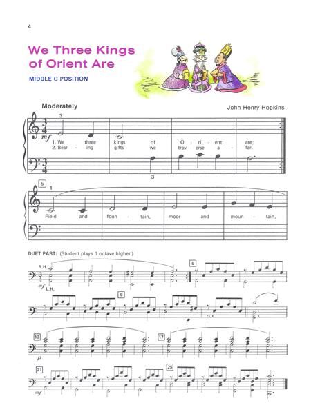 ABPL Merry Christmas! Book 1A - Piano Sheet Music with Graded Carols and Duet Parts — view 3