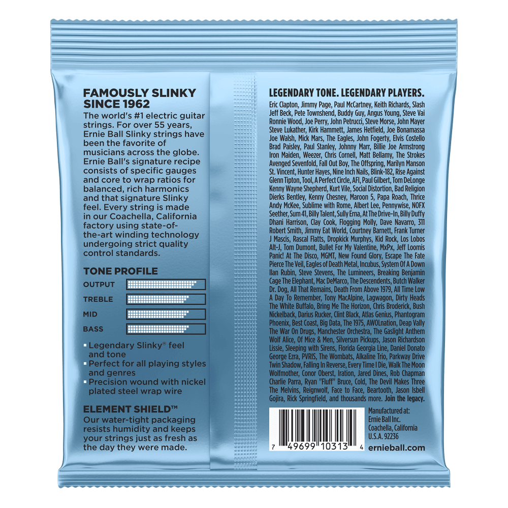 Ernie Ball Primo Slinky Nickel Wound Electric Guitar Strings, 9.5-44 Gauge — view 2