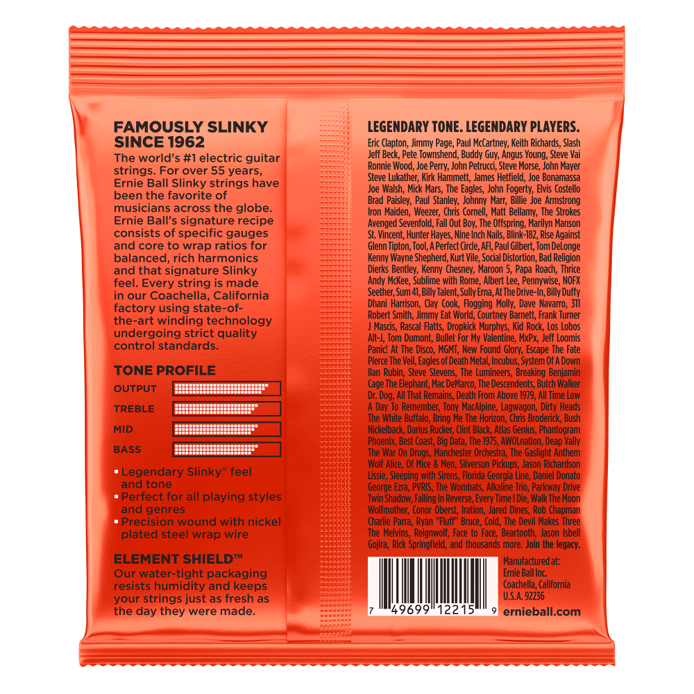 Ernie Ball Skinny Top Heavy Bottom Slinky Nickel Wound Electric Guitar Strings — view 2