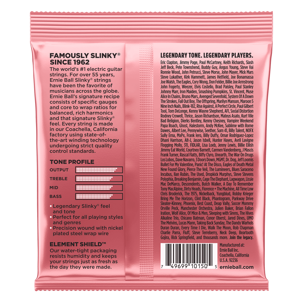 Ernie Ball 2217 Zippy Slinky 7-36 Electric Guitar Strings — view 2
