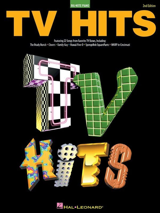 Tv Hits Big Note Piano 2nd Ed