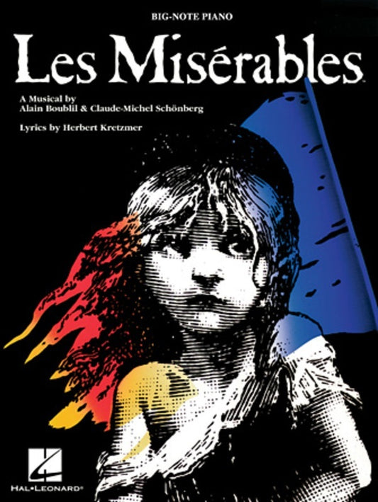 Les Miserables Big Note Piano