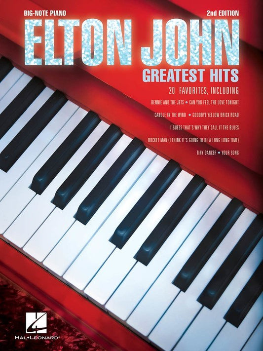 Elton John Greatest Hits — Big Note Piano (Hal Leonard)