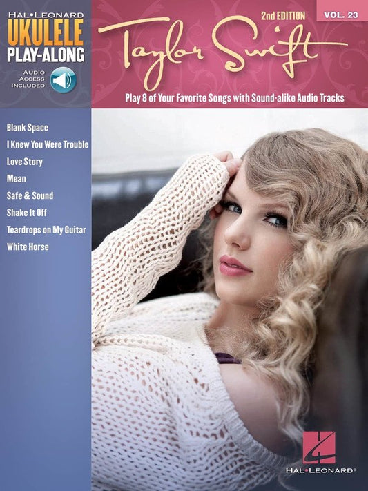 Taylor Swift — Ukulele Play-Along Vol. 23, Book/Online Audio (Hal Leonard)